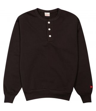 Толстовка Classic Sweat Henley Faded Black