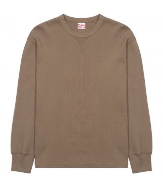 Лонгслив Thermal King Raschel Honeycomb Crewneck Khaki