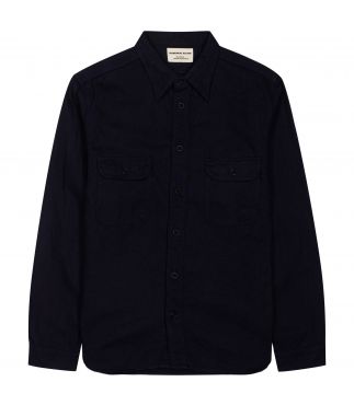 Рубашка SSS25-01 Snake Jacquard Indigo