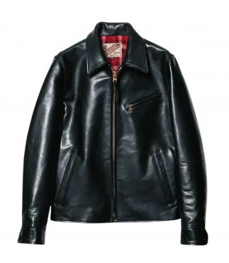 Куртка Single Riders Horsehide Leather Black