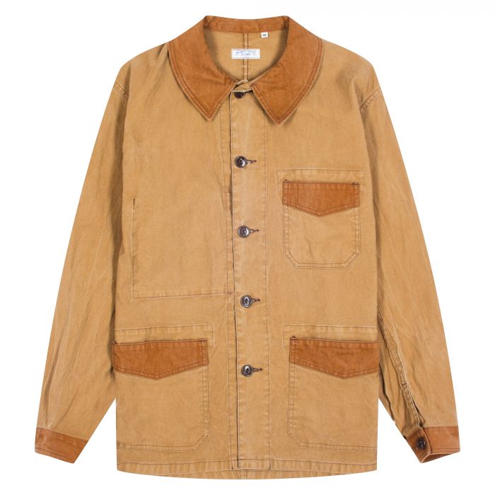 Куртка French Work Herringbone Brown японского бренда Sugar Cane в онлайн-магазине CODE7