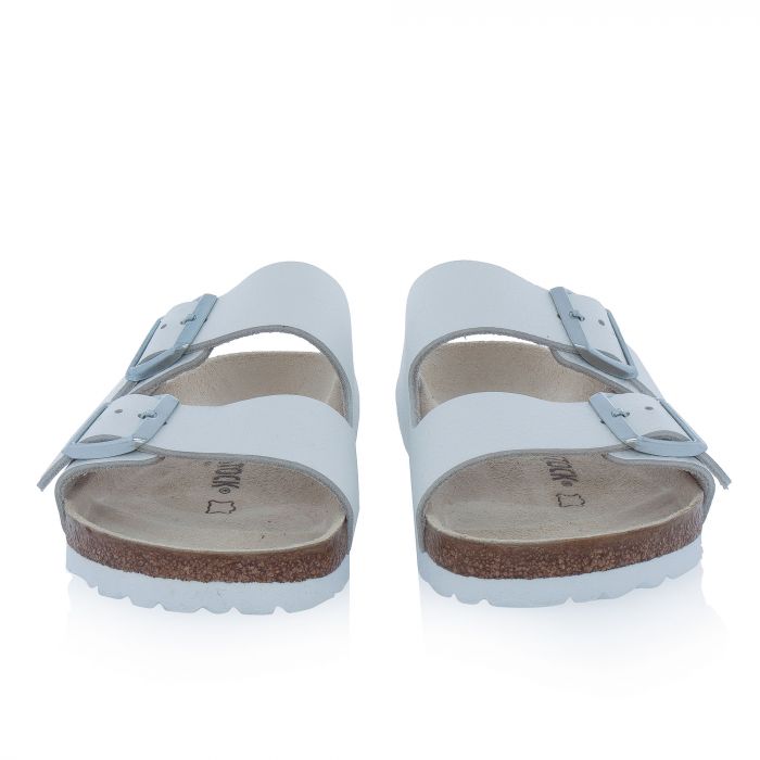 Birkenstock arizona 2025 soft slim white
