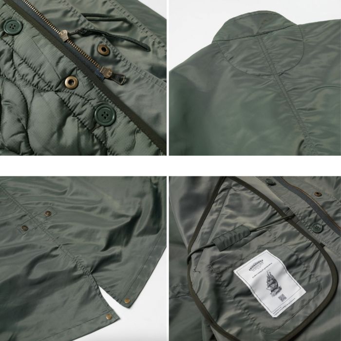 Куртка M-65 Heavy Nylon Fishtail Sage Green корейского бренда