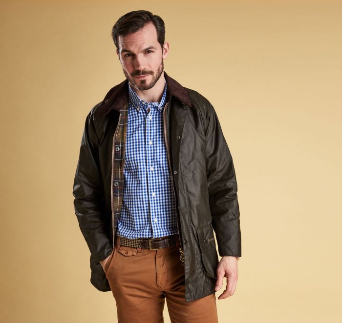 Classic Beaufort Wax Olive Barbour