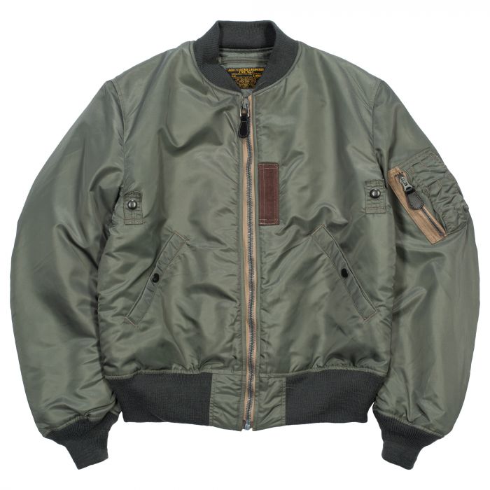 Куртка MA-1 Slender Original Sage Green японского бренда Buzz