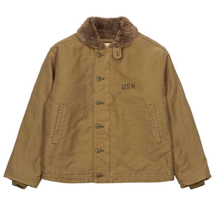 Куртка N-1 Deck Over Dye Tan японской марки Houson в интернет