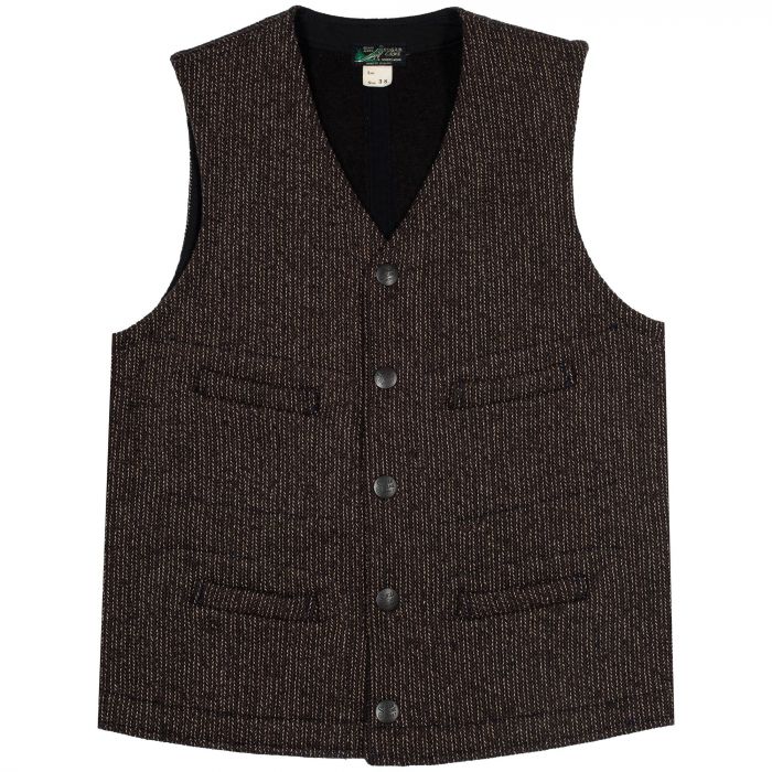 Жилет Beach Cloth Vest Black японского бренда Sugar Cane в онлайн 