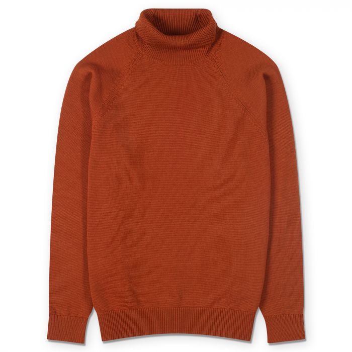 Мужской свитер Aging Wool Turtle Neck Orange марки Batoner в