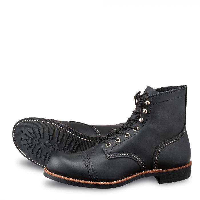 Iron ranger boots black hot sale