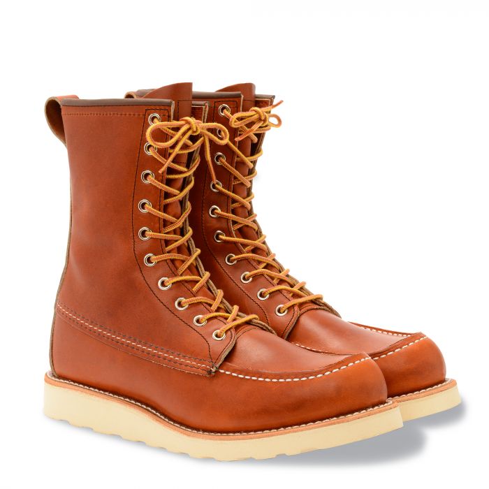 Red wing shoes moc toe deals